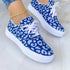 2022 Fashion Graffiti Women Sneakers Trainers Shoes Coffee Jasper
