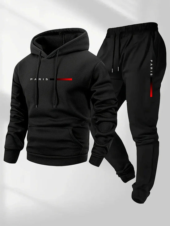 2025 letter printed sportswear set men&