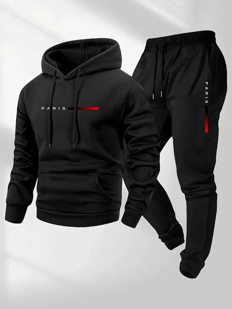 2025 letter printed sportswear set men&