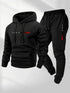 2025 letter printed sportswear set men&