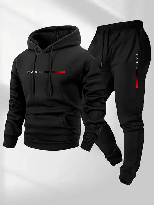 2025 letter printed sportswear set men&