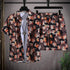 Men vacay Beach shorts Set Raspberry Eurybia