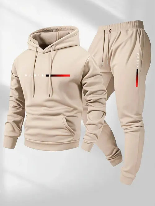 2025 letter printed sportswear set men&