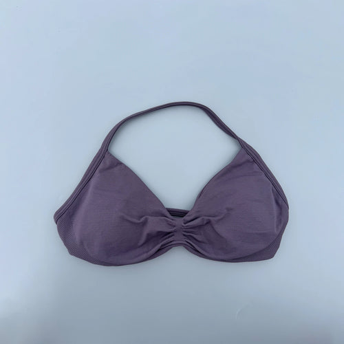 AURA SHARK Strappy Bra Gym Top Women High Support Thin Strap Seamless AliExpress