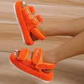 Casual Thick Bottom Women Sandals Green/Orange/Black/Blue Coffee Jasper