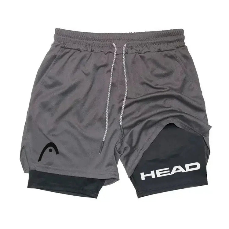 Anime Berserk Head Running Shorts Men Fitness Gym Training 2 in 1 AliExpress