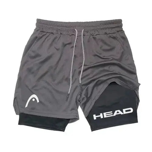 Anime Berserk Head Running Shorts Men Fitness Gym Training 2 in 1 AliExpress