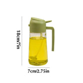 Dual Function Oil Spray and Pour Bottle Yellow Pandora