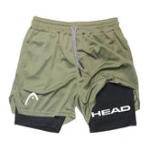 Anime Berserk Head Running Shorts Men Fitness Gym Training 2 in 1 AliExpress