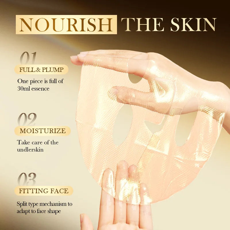 SADOER Golden Collagen Facial Masks Moisturizing Anti-Aging Anti AliExpress