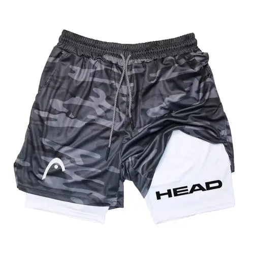 Anime Berserk Head Running Shorts Men Fitness Gym Training 2 in 1 AliExpress