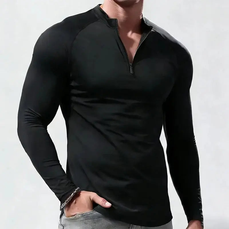 Long Sleeve T Shirt Men Compression Sportswear Male Tshirt Elastic AliExpress