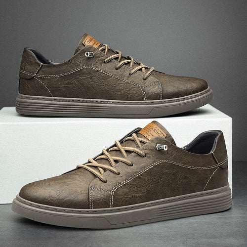 Mens Lace Up Oxford Leather Shoes Yellow Pandora