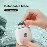 Hair Removal Machine Trimmer For Women Knife Tip Waterproof Whole Body Maroon Asteria