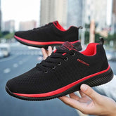 Men Lightweight Running Sneakers Yellow Pandora
