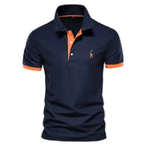 Dropshipping Polo Giraffe Shirt Men Quality Embroidery Summer Short AliExpress