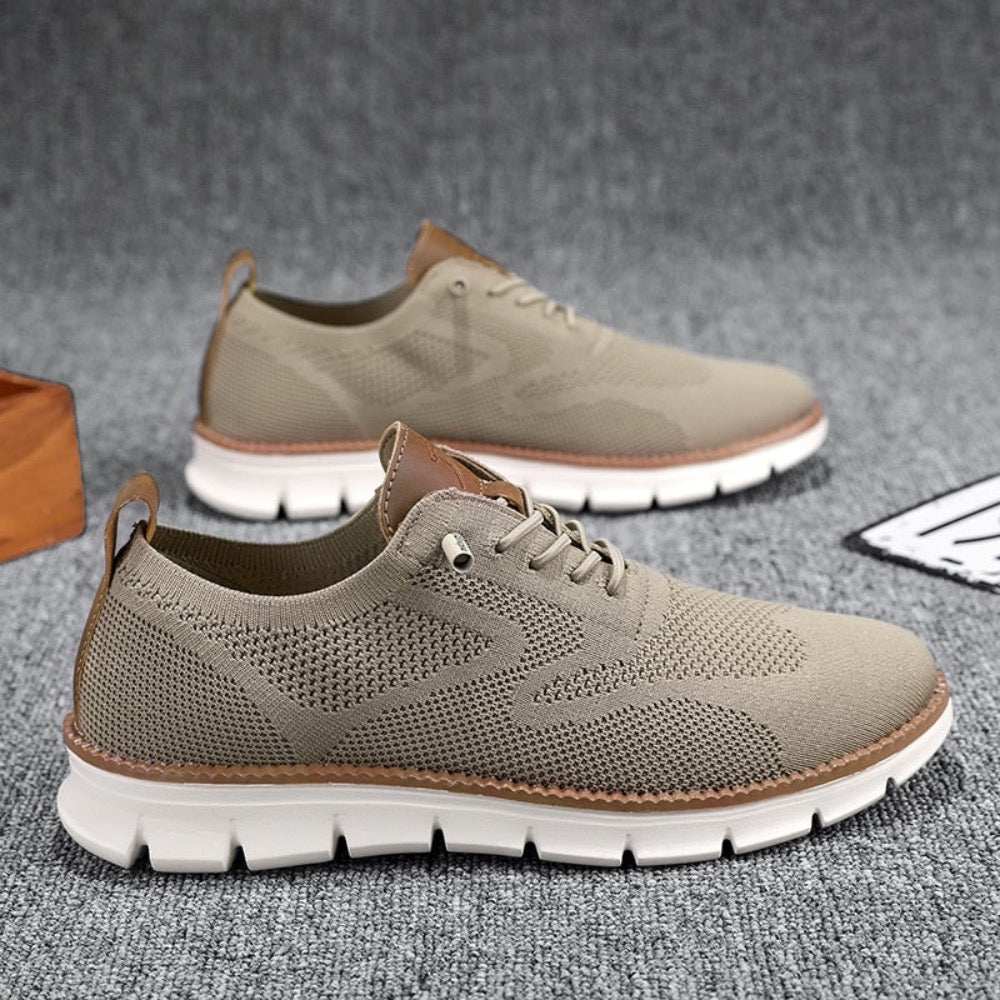 Mens Casual Breathable Walking Shoe Yellow Pandora