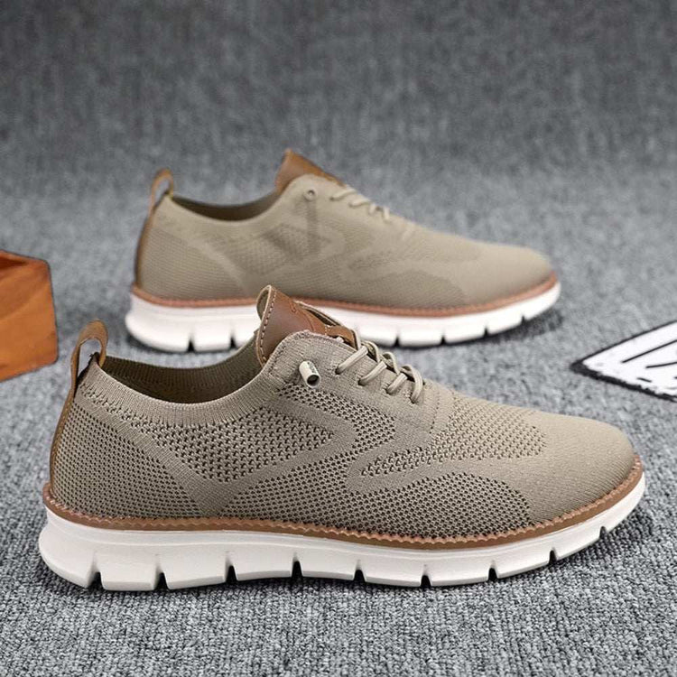 Mens Casual Breathable Walking Shoe Yellow Pandora