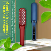 LED Light Red Phototherapy Massage Vibration Comb Electric Hair Growth Maroon Asteria