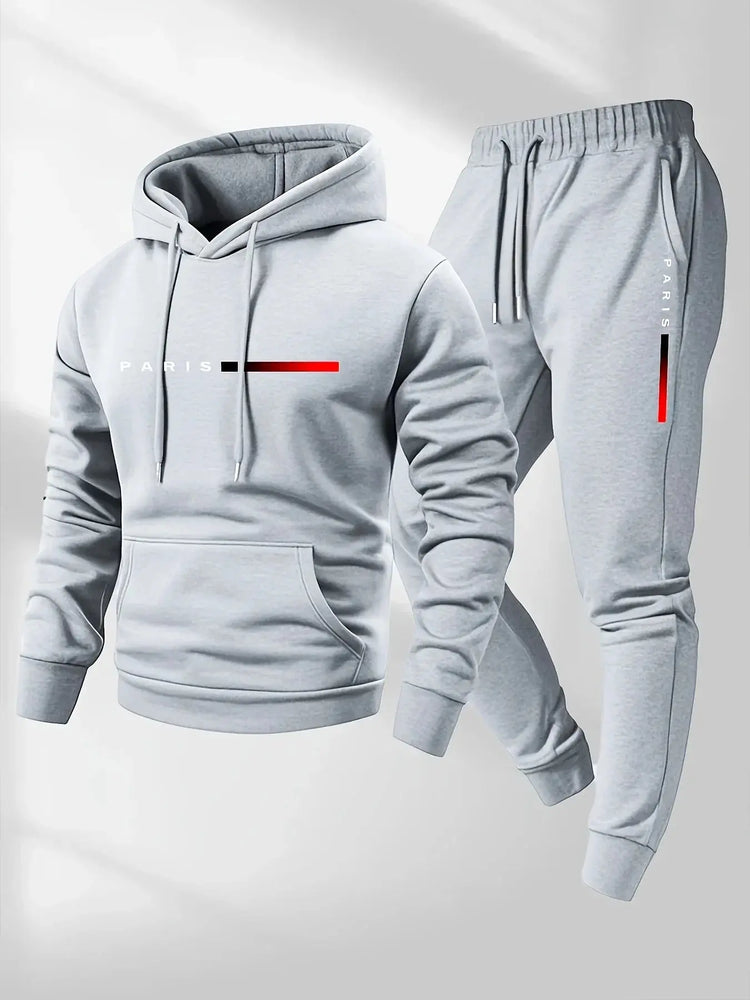 2025 letter printed sportswear set men&