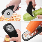 6 PCS Kitchen Gadgets Set Space Saving Small Cooking Accessories Maroon Asteria