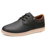 Mens Casual Flat Oxford Sneakers Yellow Pandora