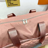 Foldable Shoulder Travel Bag Luggage Tote Bags For Women Large Maroon Asteria