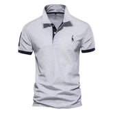 Dropshipping Polo Giraffe Shirt Men Quality Embroidery Summer Short AliExpress