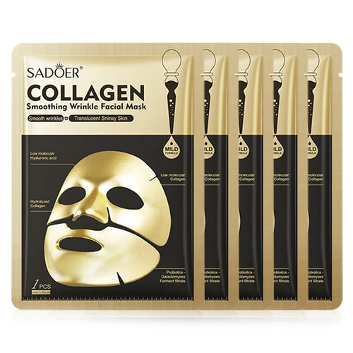 SADOER Golden Collagen Facial Masks Moisturizing Anti-Aging Anti AliExpress