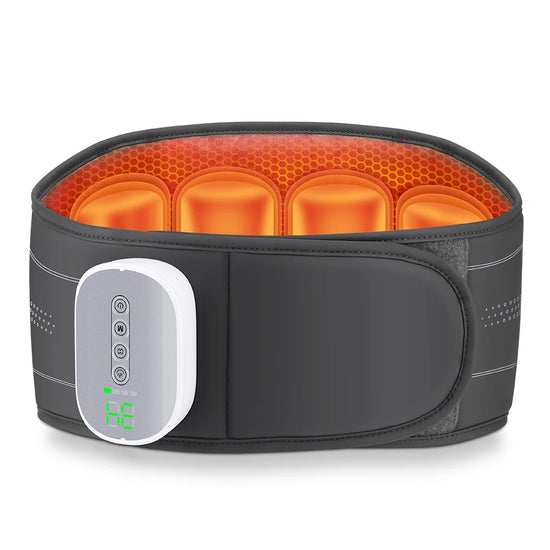   Cordless Heating Waist Belt with 3 Airbag Decompression Modes 4 Heat Lumbar Support Massager Lower Back Massager
