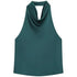 HXAO Top Women Halter Satin Women Tops Backless Corset Top Vest Yellow AliExpress