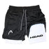 Anime Berserk Head Running Shorts Men Fitness Gym Training 2 in 1 AliExpress