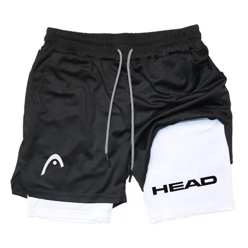 Anime Berserk Head Running Shorts Men Fitness Gym Training 2 in 1 AliExpress