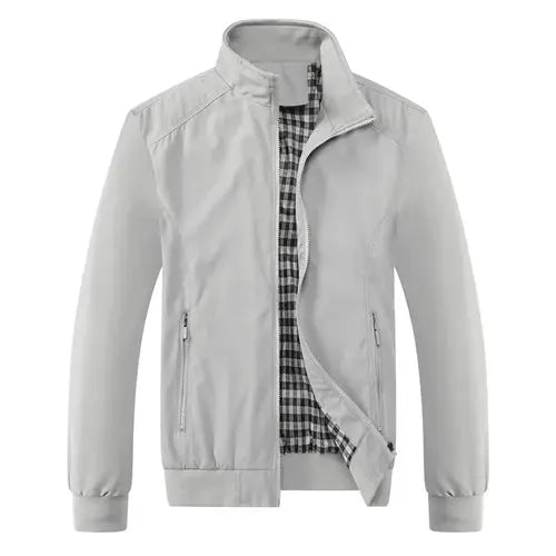 2025 Spring Autumn Casual Solid Fashion Slim Bomber Jacket Men AliExpress
