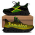 Jamaica Flag casual Shoes – Footwear | Breathable Raspberry Eurybia