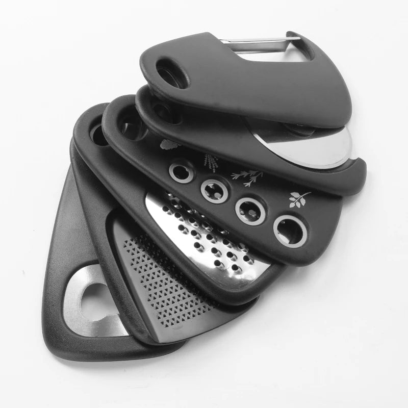 6 PCS Kitchen Gadgets Set Space Saving Small Cooking Accessories Maroon Asteria