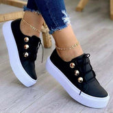 Light Breathable Casual Female Flat Shoes Rose Gold /White/Gold/Black – Women&