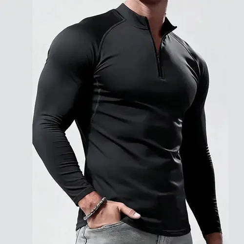Long Sleeve T Shirt Men Compression Sportswear Male Tshirt Elastic AliExpress