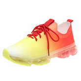 Mesh Cozy Running Sport Shoes Women Lace Up Sneakers Silver Juneberry