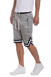 Solid Mesh Basketball Active Shorts Lime Milo
