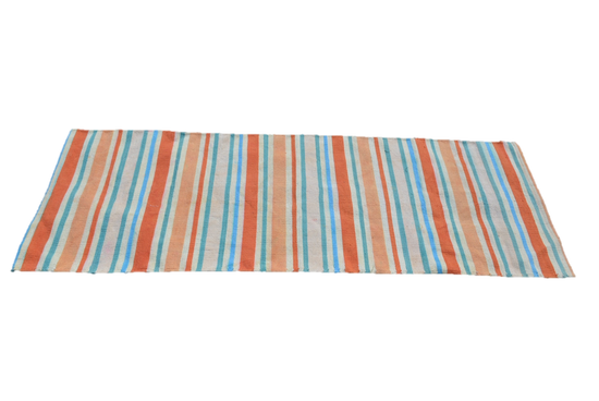 Handwoven cotton Floor Yoga Meditation Prayer Rug Alabaster