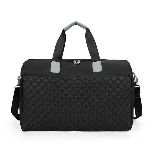 Foldable Shoulder Travel Bag Luggage Tote Bags For Women Large Maroon Asteria