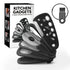 6 PCS Kitchen Gadgets Set Space Saving Small Cooking Accessories Maroon Asteria