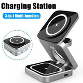 Foldable 3 in 1 Wireless Charging Phone Stand Yellow Pandora
