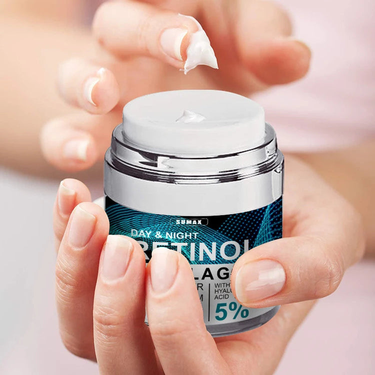 Sumax Retinol Collagen Face Cream 50ml Moisturizer with Hyaluronic AliExpress