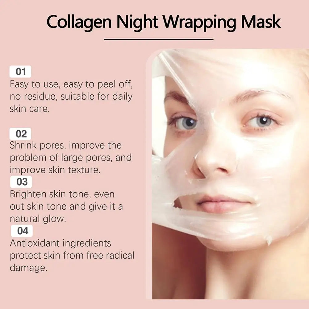 Collagen Overnight Wrapping Peel Off Facial Mask, Korean Collagen AliExpress