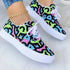 2022 Fashion Graffiti Women Sneakers Trainers Shoes Coffee Jasper