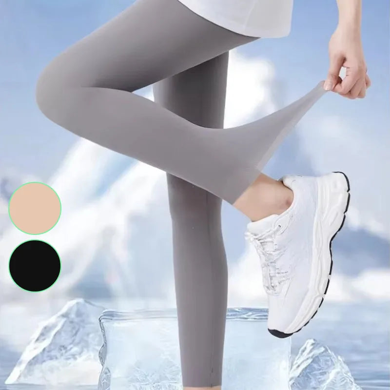 High Waist Shark Skin Leggings for Women Summer Ultra Thin Compression AliExpress