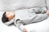 Smart Cuddly Jumpsuit + Bib - Gray Fuchsia Milo