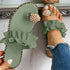 Pineapple Pearl Womens Slippers Flat Toe Casual Beach Slides Silver Juneberry
